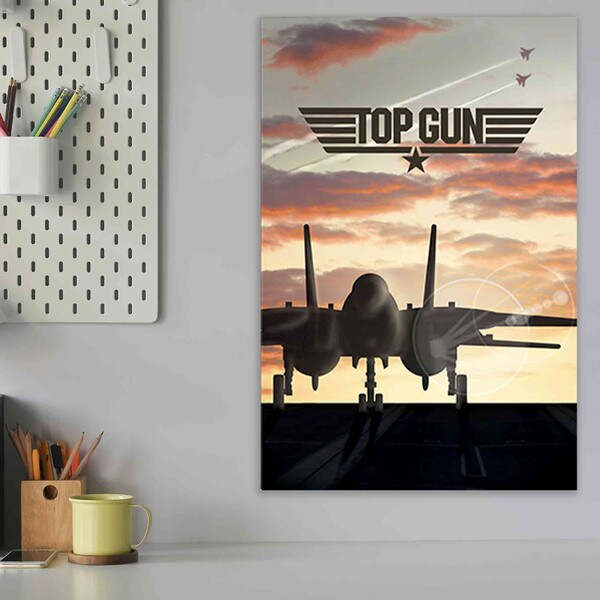 Top Gun Canvas Wall Decor Open Road Brands ShopORB